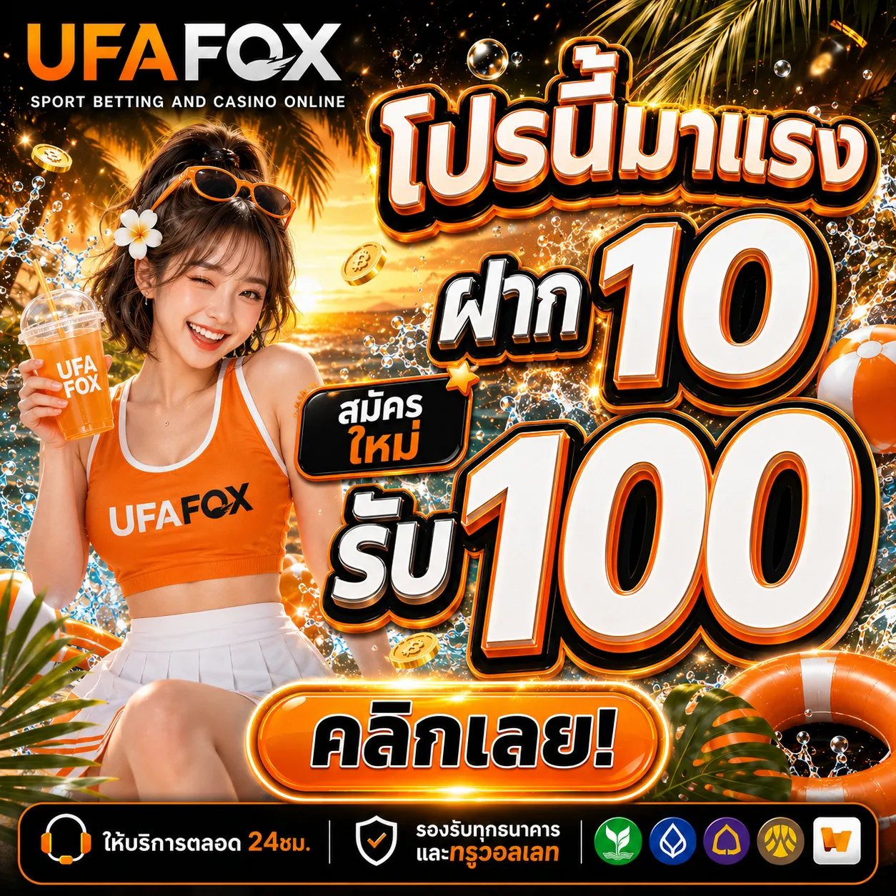 ฝาก 10 รับ 100
